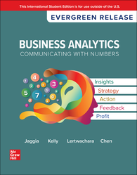 Business Analytics: 2025 Release ISE 1264901534 &middot; 9781264901531 By Sanjiv Jaggia, Alison Kelly, Kevin Lertwachara, Leida Chen