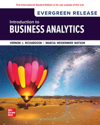 Introduction to Business Analytics ISE 2026 Release 1264966075 &middot; 9781264966073 By Vernon J. Richardson