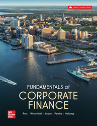 Fundamentals Of Corporate Finance 12th Edition 1265659591 &middot; 9781265659592 By Stephen A. Ross, Randolph W. Westerfield, Bradford D. Jordan, J. Ari Pandes, Thomas Holloway &copy; 2025 | Published: February 14, 2025