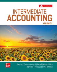 Intermediate Accounting Volume 2 9th Edition 1265702918 &middot; 9781265702915 By Thomas H. Beechy, Joan E. Conrod, Elizabeth Farrell, Ingrid McLeod-Dick, Marisa Morriello, Naomi Paisley, Romi-Lee Sevel, Kayla Tomulka &copy; 2025 | Published: February 18, 2025