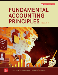 Fundamental Accounting Principles Volume 2 18th Edition 1265704880 &middot; 9781265704889 By Kermit D. Larson, Heidi Dieckmann, John Harris, Erin Creagh &copy; 2025 | Published: February 14, 2025