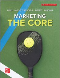 Marketing: The Core 7th Edition 1264839278 &middot; 9781264839278 By Roger A. Kerin, Steven W. Hartley, Arsenio Bonifacio, Donna Dumont, Sheldon Koufman &copy; 2024 | Published: February 9, 2024
