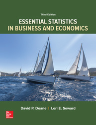 ISE ESS STAT B&E 3rd Edition 1260547647 &middot; 9781260547641 By David Doane, Lori . Seward &copy; 2020 | Published: January 14, 2019