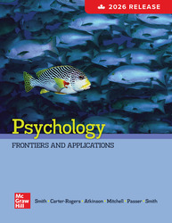 Psychology: Frontiers And Applications 2026 Release 1266286241 &middot; 9781266286247 By Steven Smith, Katelynn Carter-Rogers, Michael Atkinson, John Mitchell, Michael W. Passer, Ronald E. Smith