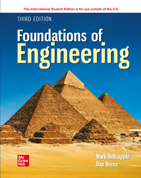 Foundations of Engineering ISE 3rd Edition 1260575896 &middot; 9781260575897 By Mark T. Holtzapple, W. Dan Reece &copy; 2023 | Published: February 1, 2022